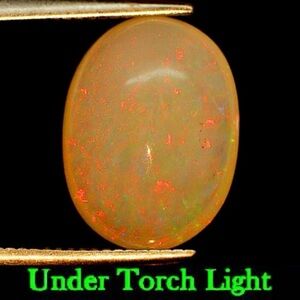 MultiColor Opal 2.25 Ct Oval 11.9 x 8.9 Mm Natural Gemstone Unheated Ethiopia
